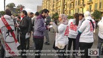 Egyptians fight sexual assault المصريون يحاربون التحرش في التحرير