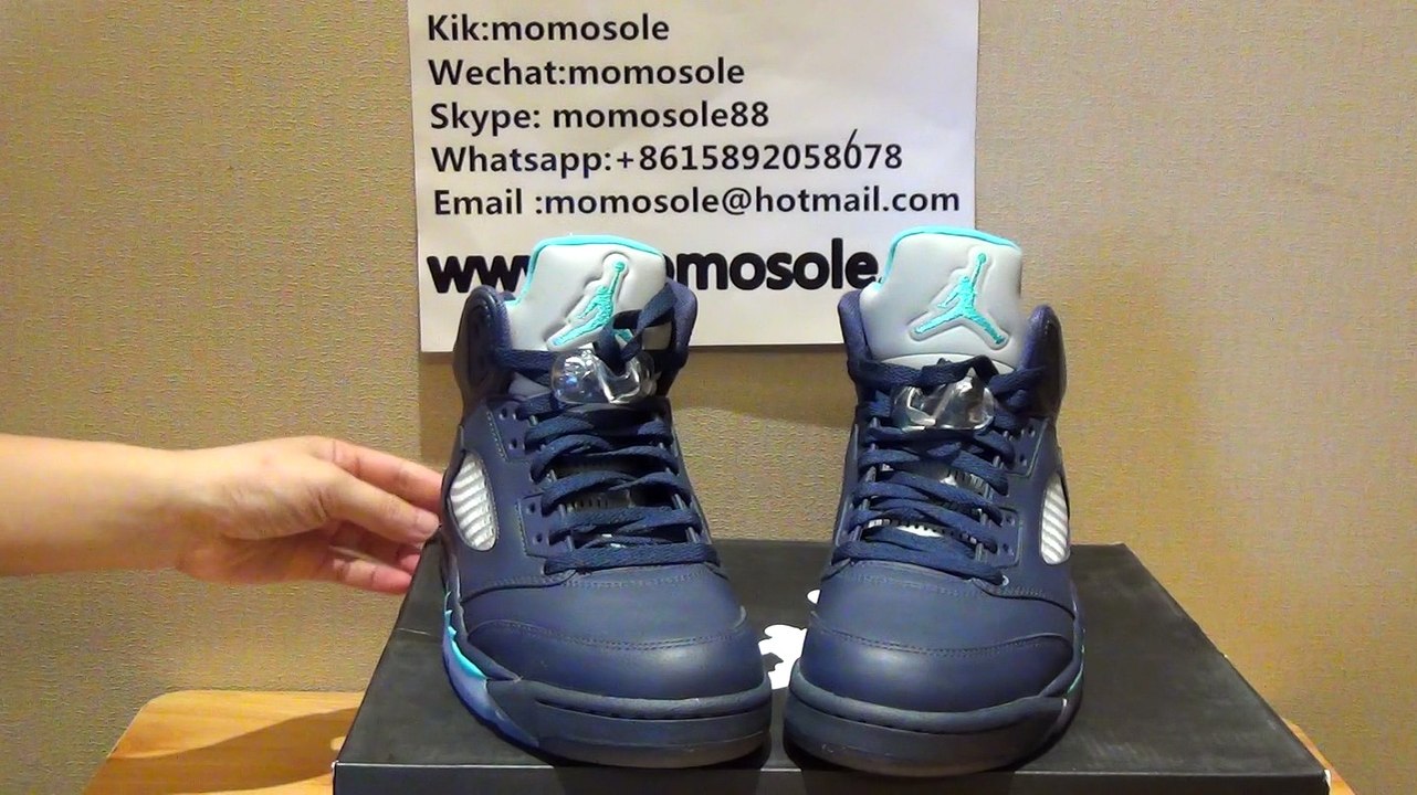 Authentic Air Jordan 5 Midnight Navy