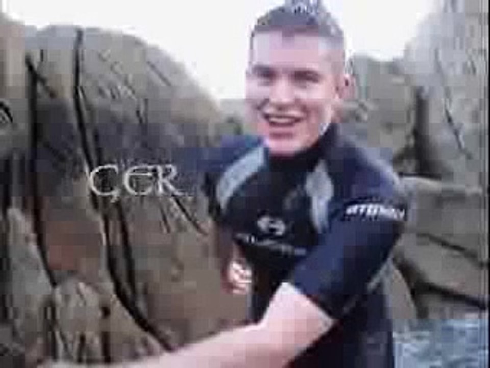 cliff jumping
