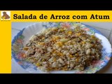 Salada de arroz com atum (receita fácil) HD