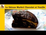 Le gâteau marbré chocolat et vanille (recette rapide et facile) HD