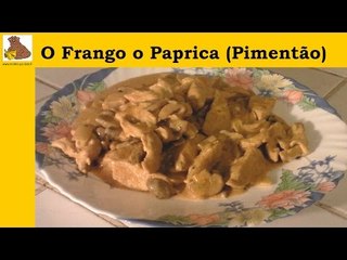 O frango o paprica (pimentão) (receita fácil é rapida) HD