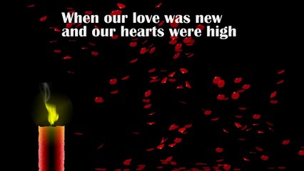 Neil Diamond - If You Go Away. with LYRICS