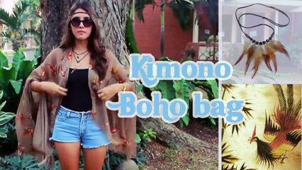 DIY Kimono and Boho bag with Chloe Harris