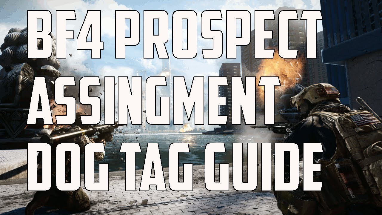 Battlefield 4 Phantom Prospect Assignment and Dog Tag "BF$ Phantom Prospect Dog Tag"