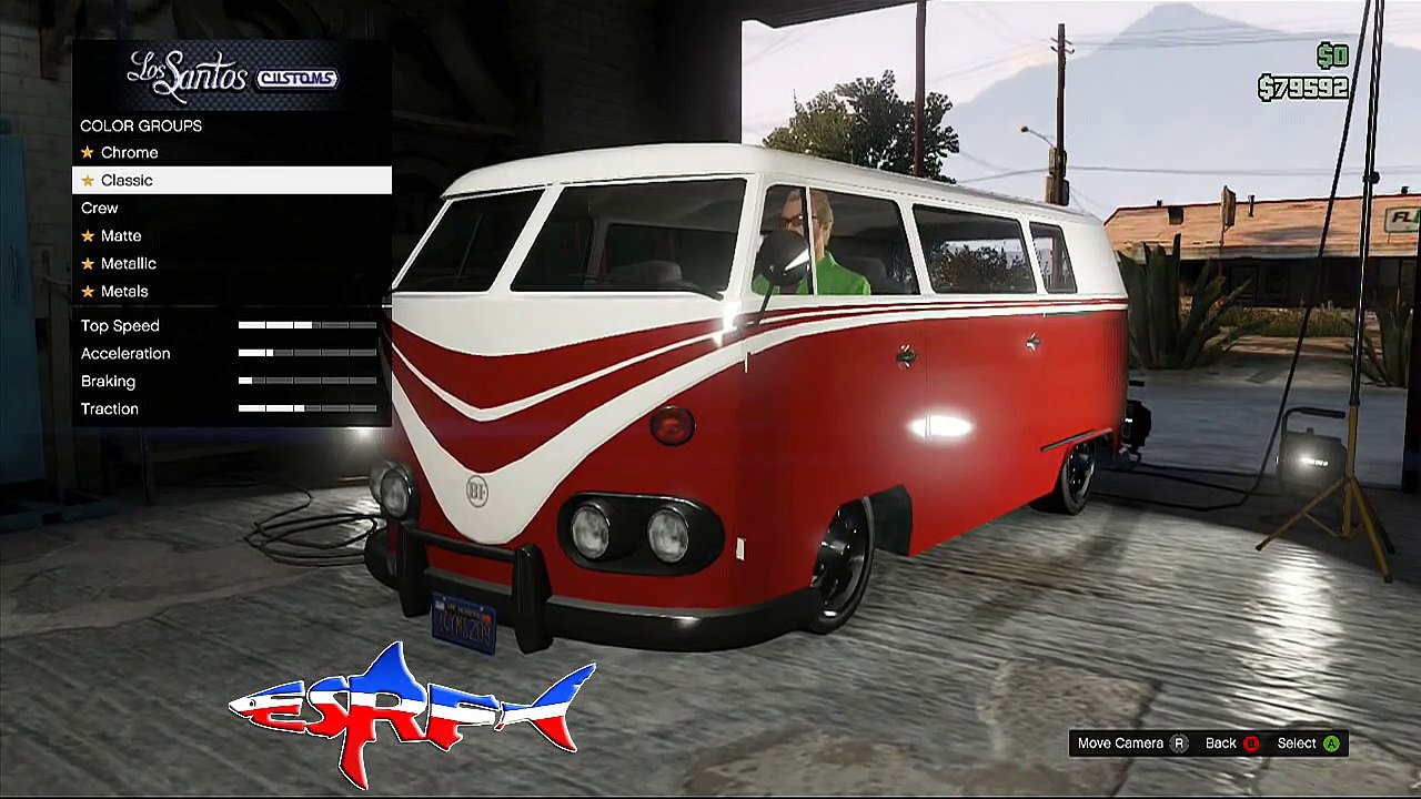 GTA 5 Online Rare Car Brand New VW Van Hippy Car