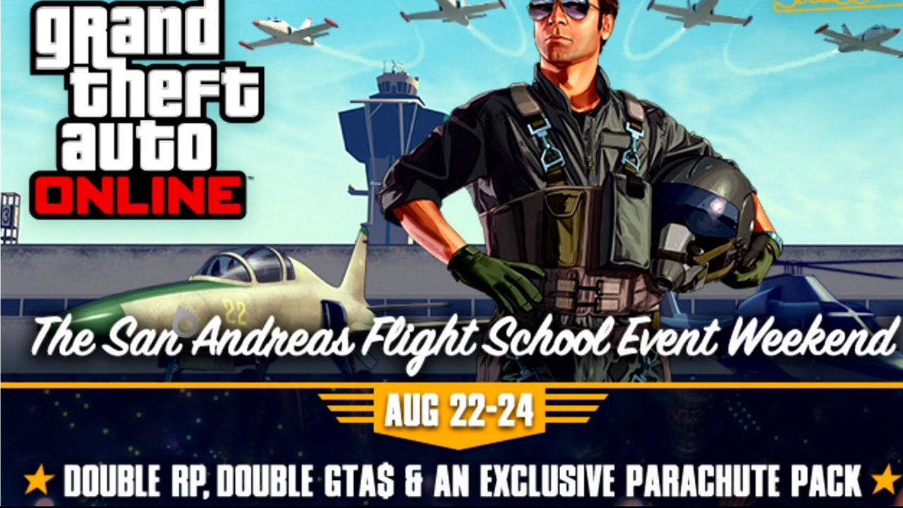 GTA 5 Online Flight School DLC Event Weekend "GTA5 Flight School Special Event"