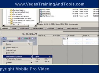 Sony Vegas Pro 8 Tutorial #7 Audio Envelopes