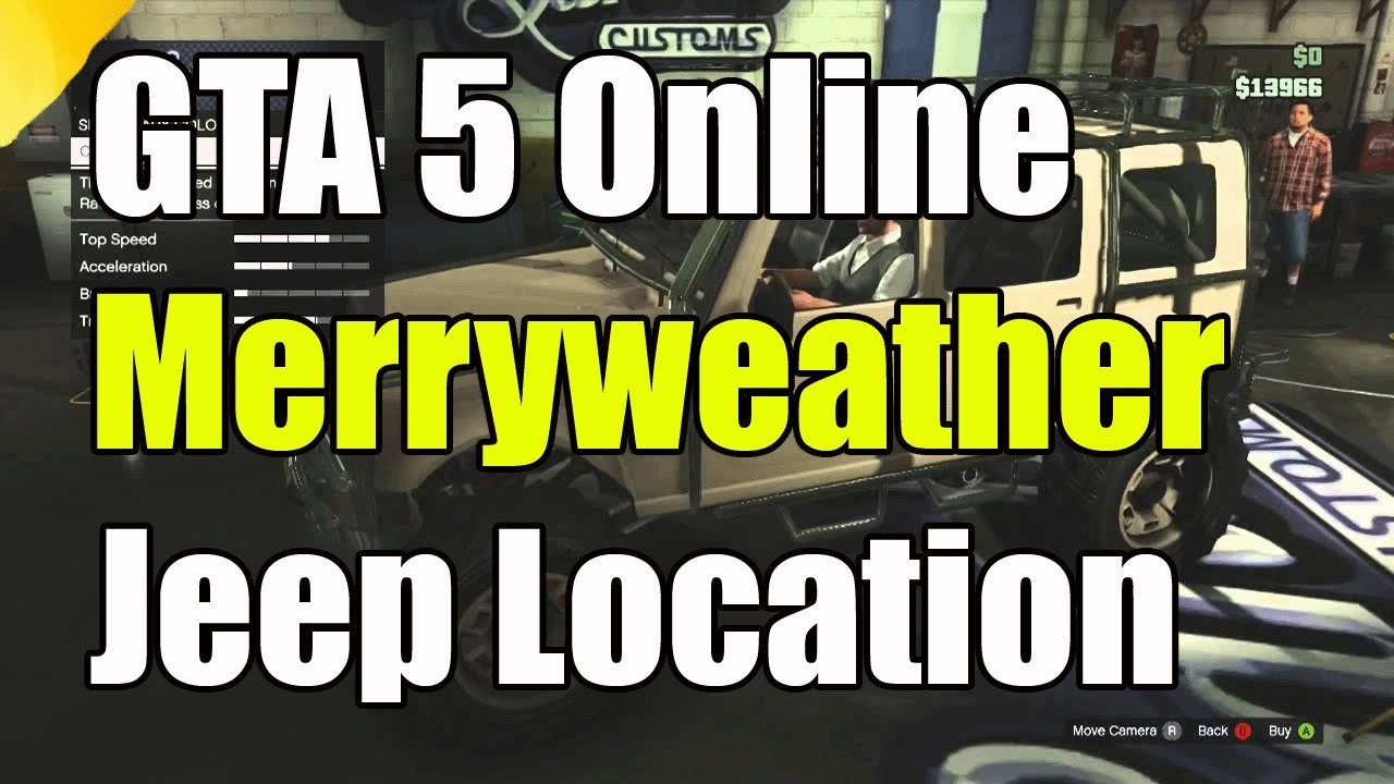 GTA 5 Online Merry Weather Jeep Spawn Location Modified Mesa Spawn Location "GTA 5 Rare Car"