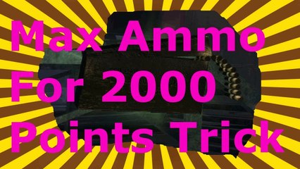 "Black Ops 2 Buried" Buy A Max Ammo 2000 Points Trick