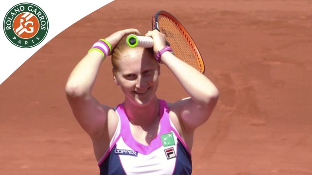 Temps forts K. Mladenovic - A. Van Uytvanck Roland-Garros 2015 / 3e tour