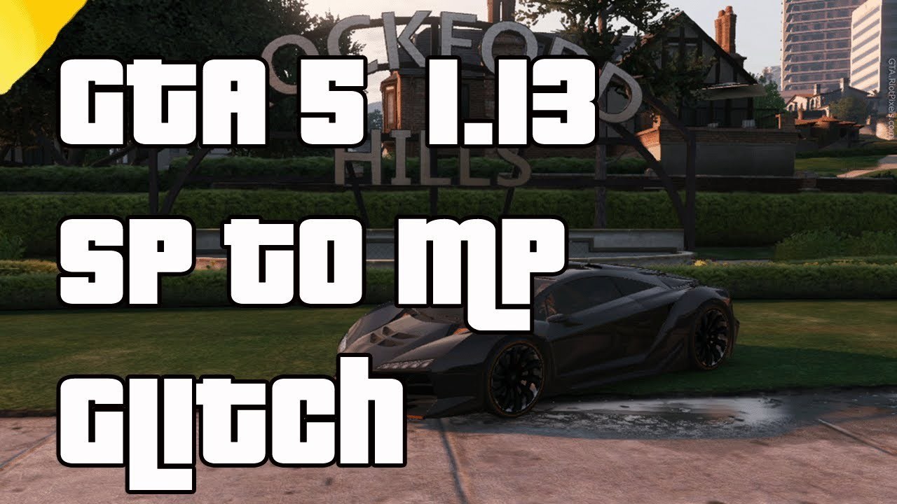 GTA 5 Online "New Single Player To Multiplayer Glitch"SP to MP Glitch After "Patch 1.13"