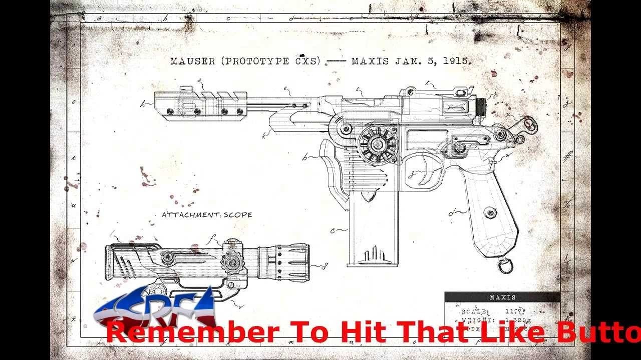 "Black Ops 2 Zombies" "New" Prototype Wonder Weapon Image "Mauser Prototype CXS"