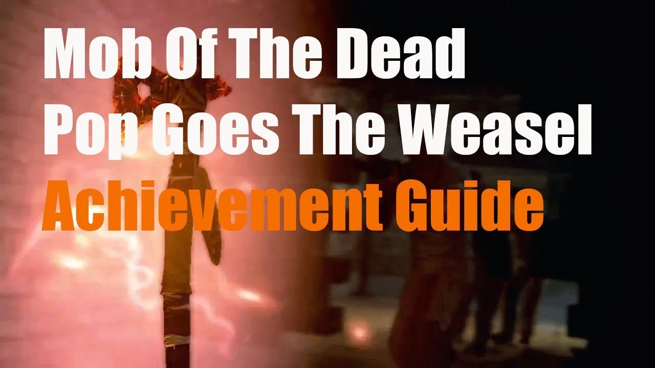 Mob Of The Dead Pop Goes The Weasel Achievement Trophy "Pop Goes The Weasel"