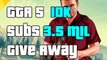 GTA 5 10K Subscribers 3.5 Million Whale Shark Card Giveaway