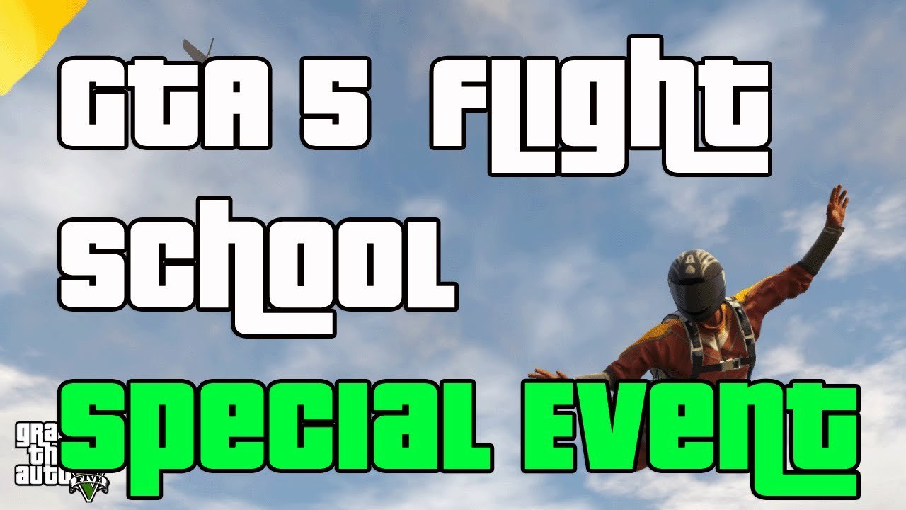 GTA 5 1.16 Flight School High Flyer Parachute Event Prize "GTA5 Event Unique Prize GTA5"