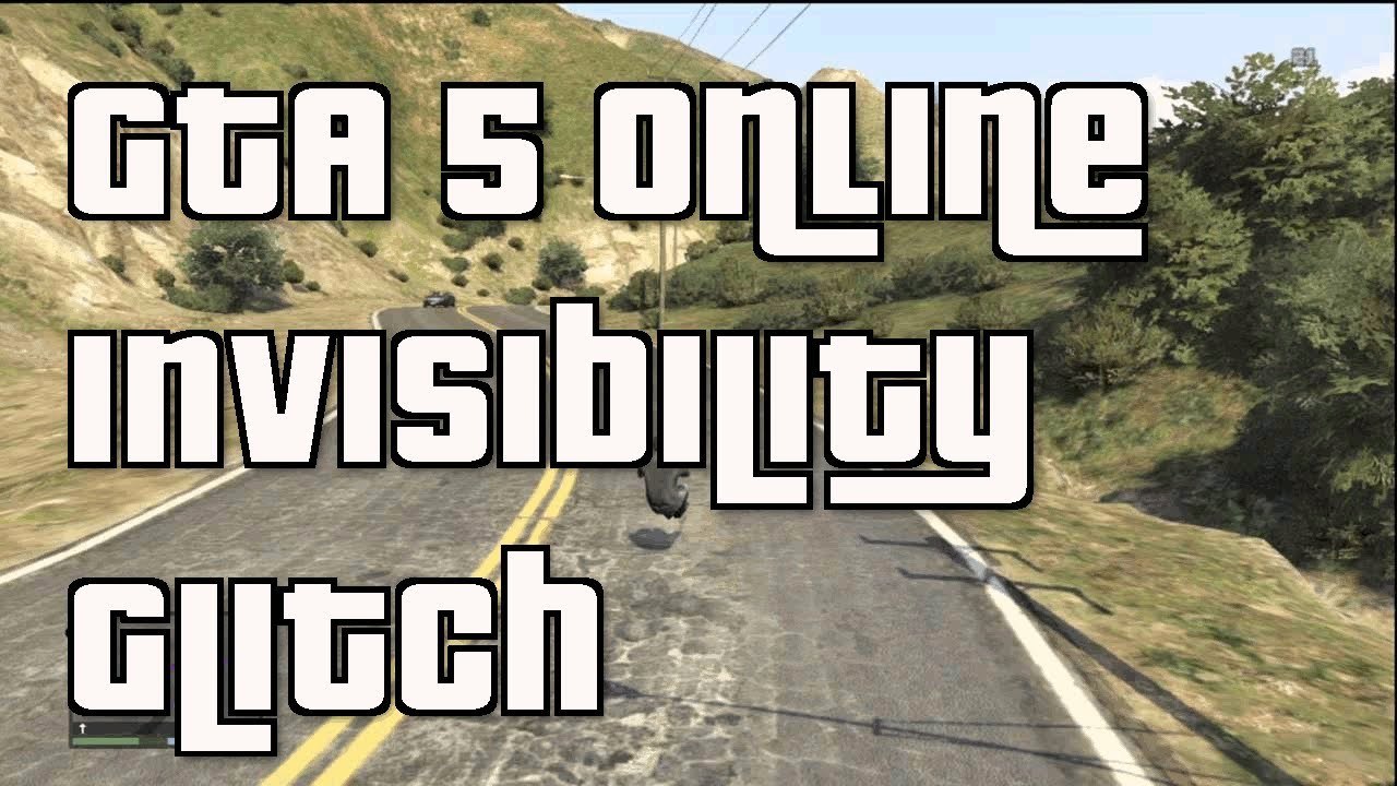 GTA 5 Online Invisible Car & Player Glitch Off the Radar "Invisibility Glitch"