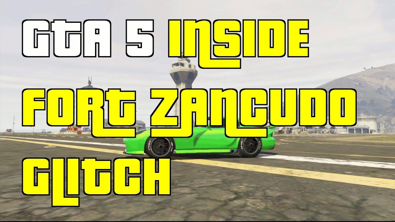 GTA 5 Online Inside Fort Zancudo Glitch 1.15 Without A Car "Fort Zancudo Glitch 1.15"