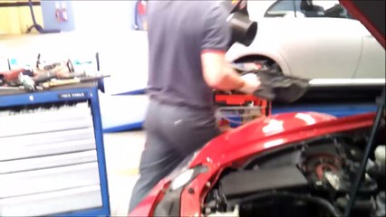 How to remove Mazda RX8 engine