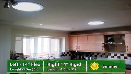 BEFORE and AFTER - Velux Sun Tunnel and Solartube Suntube Install reviews