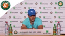 Conférence de presse Rafael Nadal Roland-Garros 2015 / 3e Tour