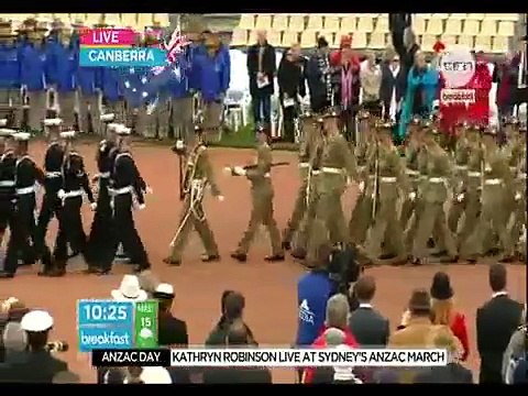 War Memorial National Ceremony Canberra(Anzac Day 2012) Highlights