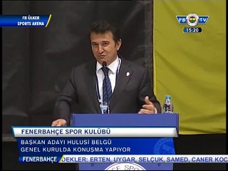 Hulusi Belgü'nün Genel Kurul Kürsü Konuşması - 30/05/2015