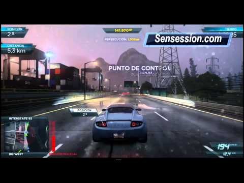 NFS01 Need for Speed Most Wanted Gameplay: Posición Most Wanted + persecución policial