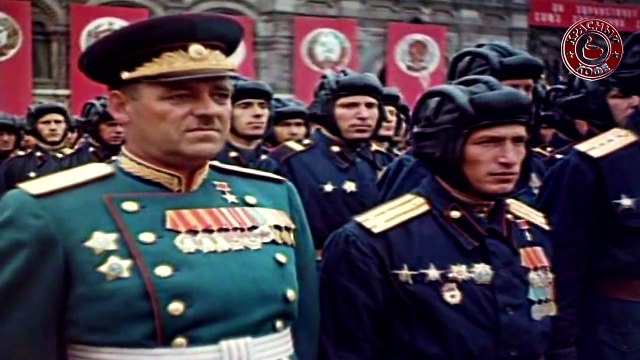 Victory Parade. June 24, 1945. Moscow. USSR. HQ restored - Парад Победы 1945