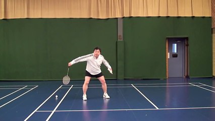 Badminton Doubles: Smash Defense Posture