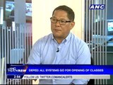 DepEd: All systems go for opening of classes