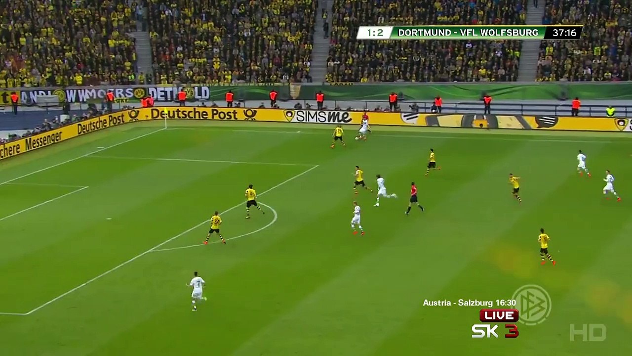 Bas Dost 1_3 _ Borussia Dortmund - Wolfsburg 30.05.2015 HD