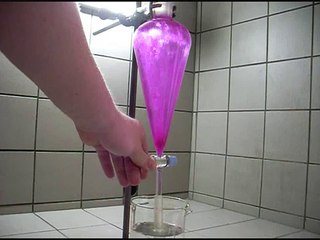 Ammonia fountain experiment No.47 - Ammoniak-Springbrunnen Versuch Nr. 47