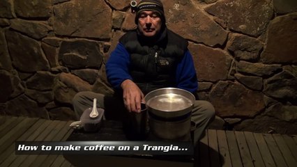 How to make coffee on a Trangia stove