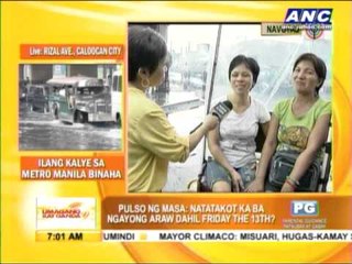 WATCH:  Ordinary Pinoys talk about Friday the 13th