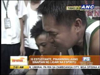 10 students possessed by spirits in La Union