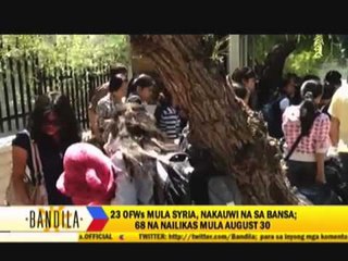 Pinoys in Syria hurry home amid rising tension