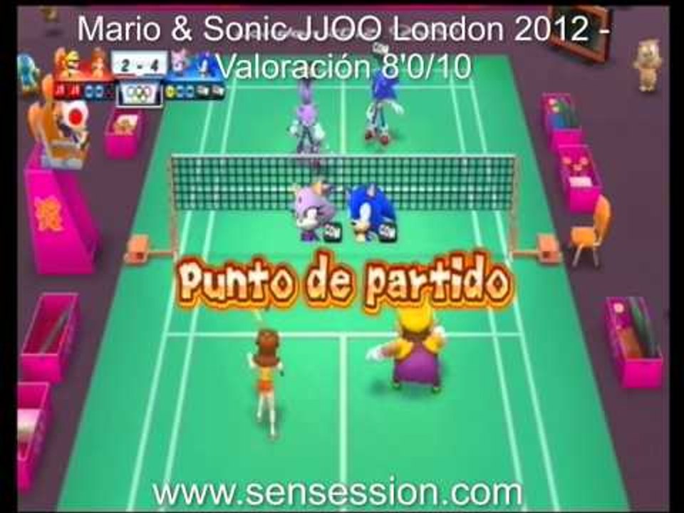 Mario & Sonic JJOO London 2012 analisis review