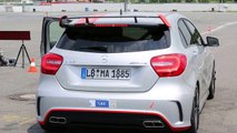 Mercedes A45 AMG 360bhp with Performance Exhaust (Frasers Race Start test at Hockenheim)