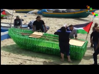 Gaza Fishermen Produce Improvised Boats