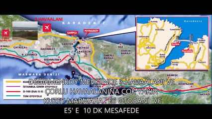 SİLİVRİ ÇANTAKÖYDE İMARLI GÖLET MANZARALI ARSALAR