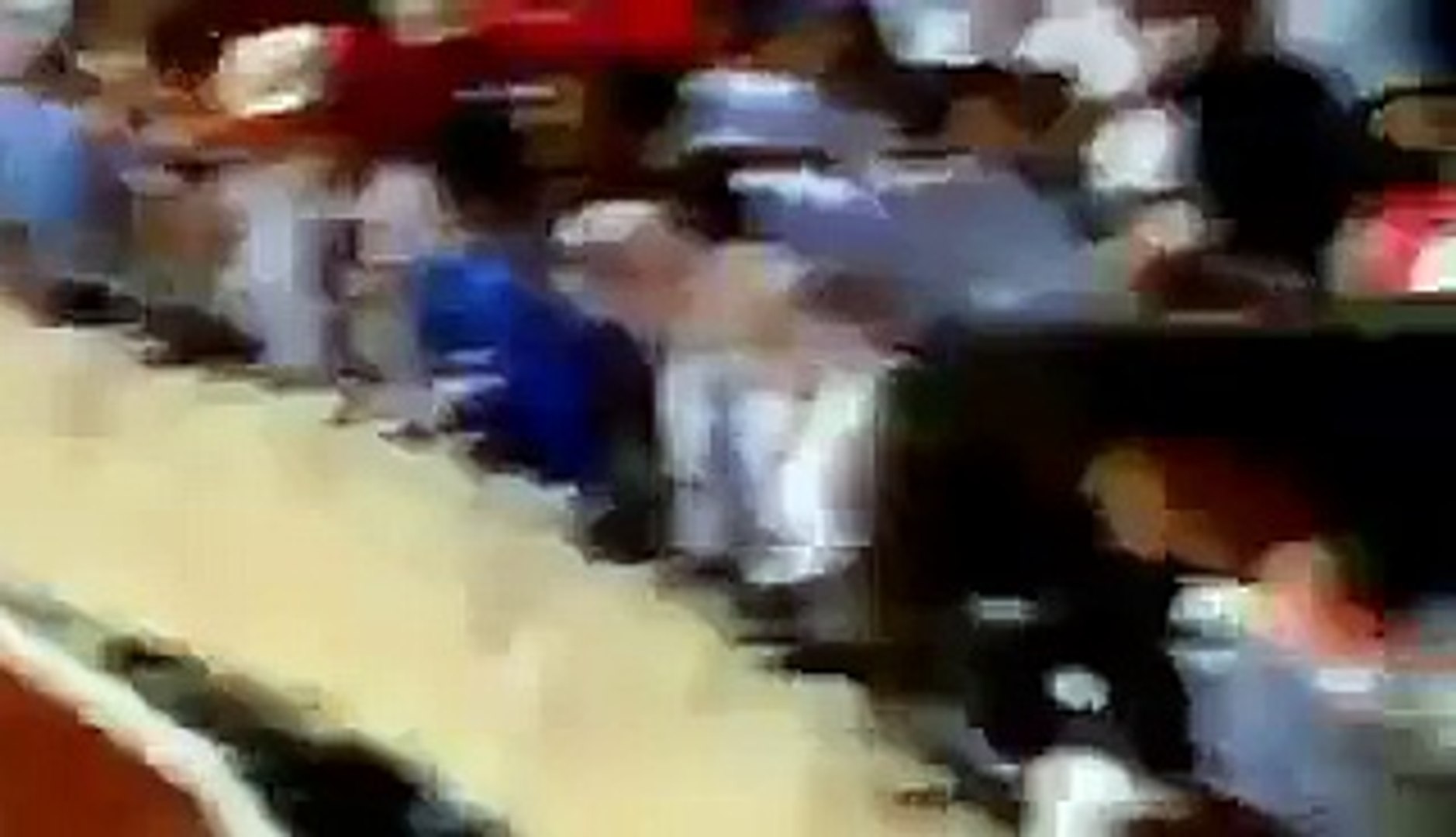 Wild Bull Jumps into Audience Crowd - Shocking Video