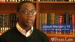 Joseph Mensah L'15  discusses his activity in student groups at Penn Law