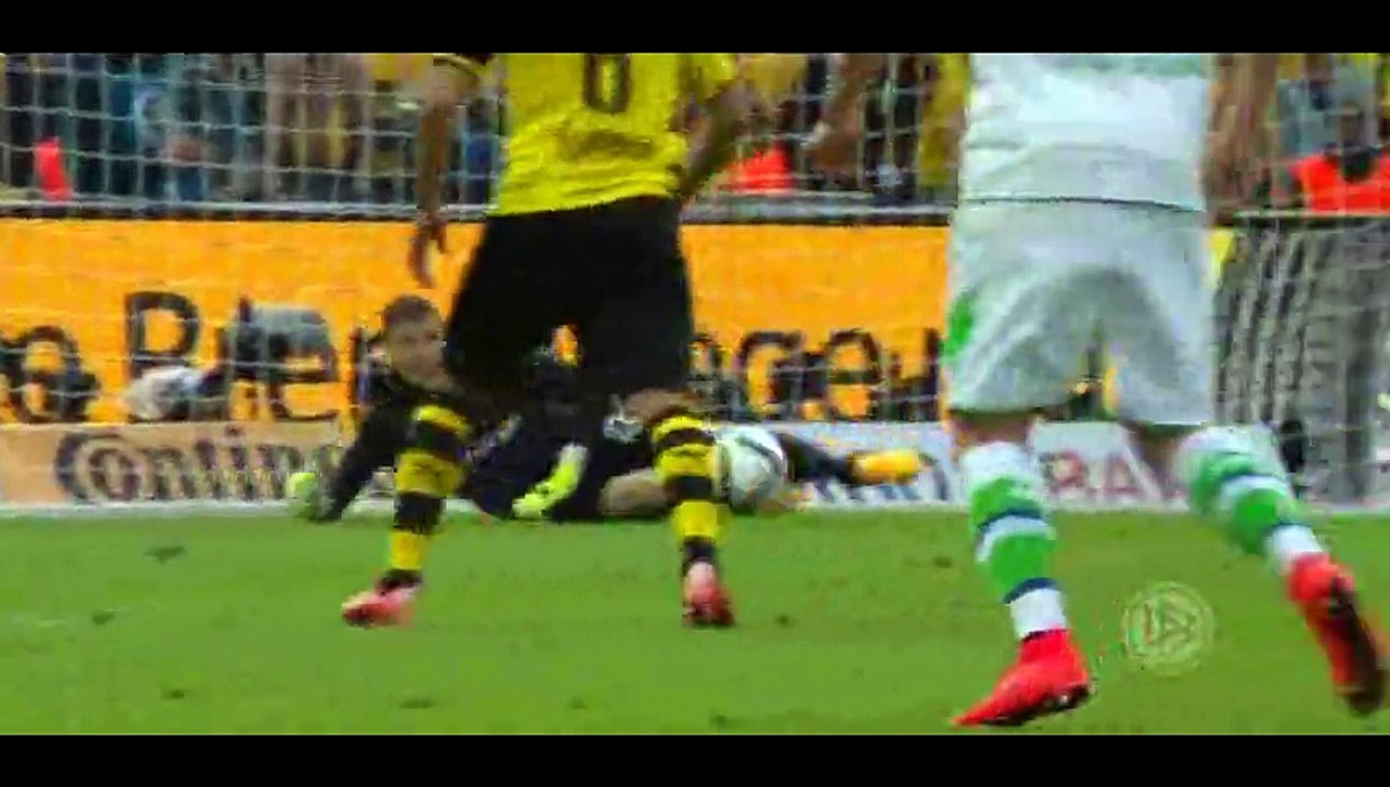 All Goals - Dortmund 1-3 Wolfsburg - 30-05-2015