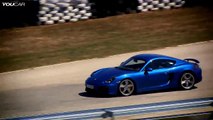 First Drive ► 2015 Porsche Cayman GTS on Racetrack (Good Exhaust Sound)