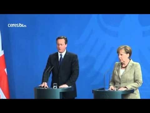 Merkel se abre a negociar con Cameron para mantener al Reino Unido en la UE