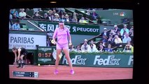Serena Williams vs Victoria Azarenka French Open 2015 3rd round Unique Commentary 8