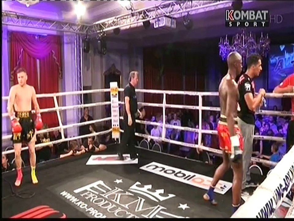 Cédrick PEYNAUD vs  Kichima YATTABARE -67kg finale (Partouche Kick-Boxing Tour n°2 FRANCE)