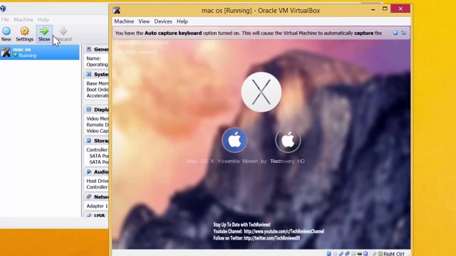 How to Install Mac OS X Yosemite on VirtualBox