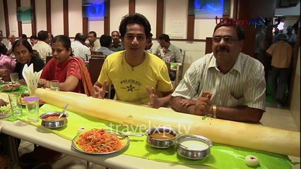 Biggest Dosa at Hotel Annapurna, Coimbatore, India